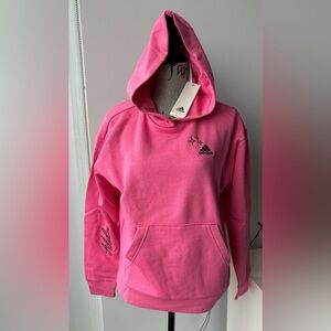 NWT💥Adidas hoodie pink XS
